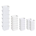 Plastic Storage Basket Bin Bundle Set Y615