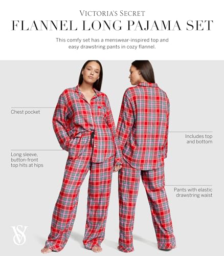Flannel Long Pajama Set A380