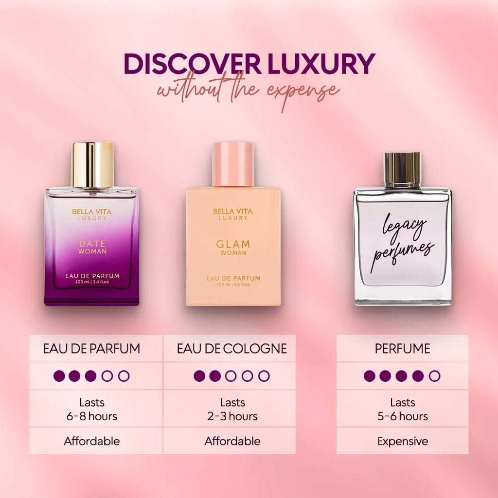 Luxury Date Eau De Parfum Perfume, 100 ml G6961