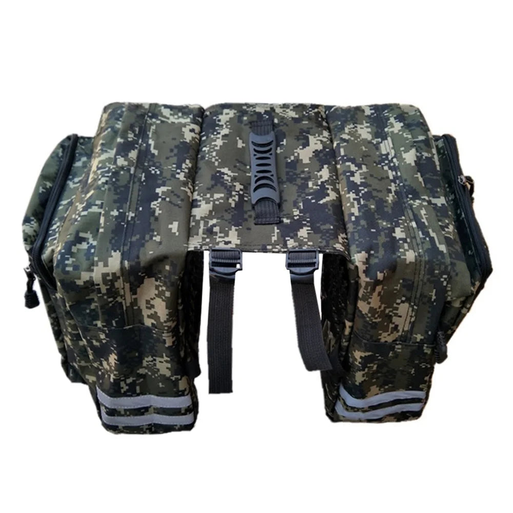 Rear Seat Bag Cycling Bike Rack Double Pannier Bag X2855