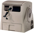 Gray Auto Power Rewind Hose Reel G453447