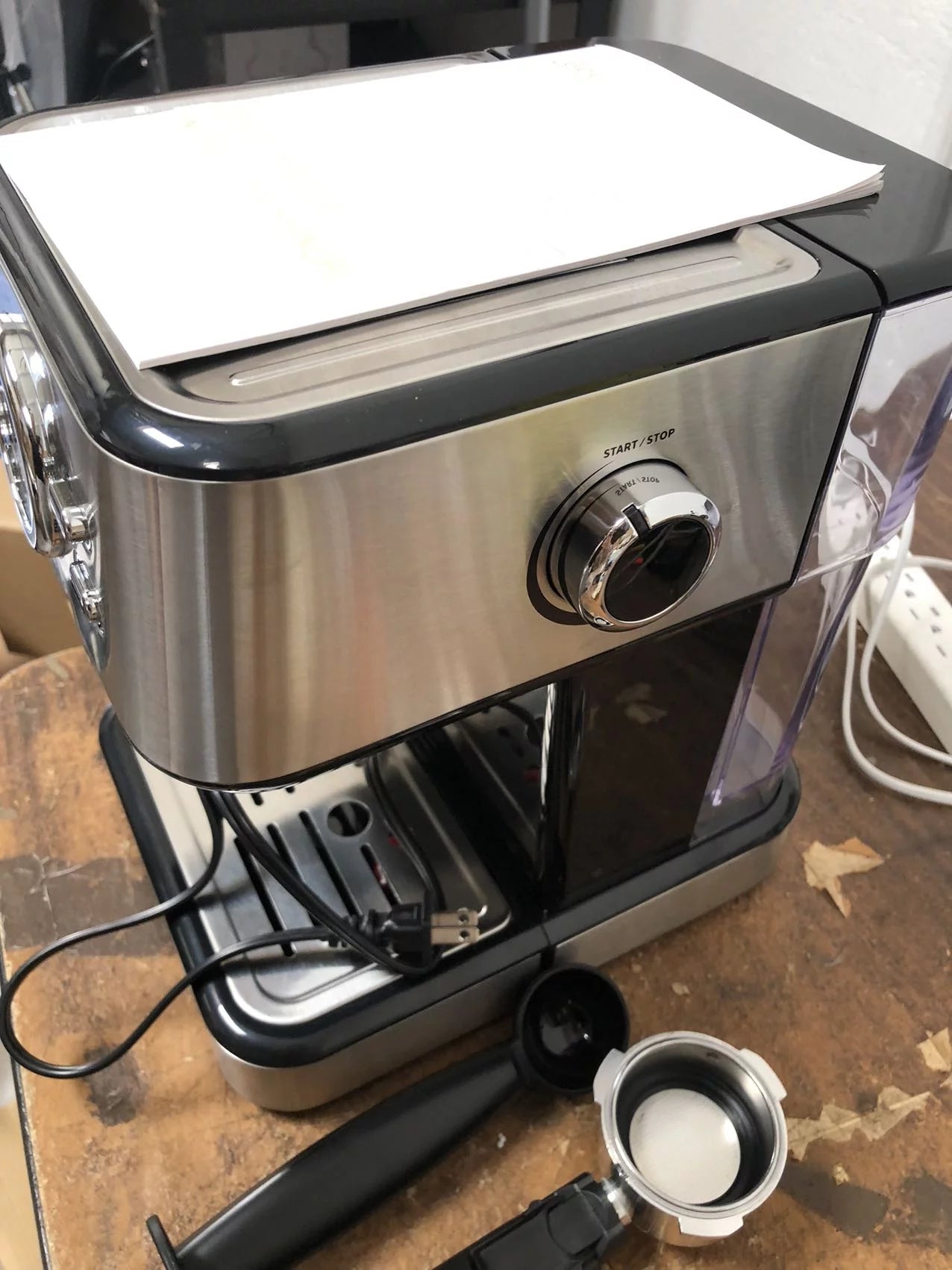 Black 15 Bar Espresso Machine O608869