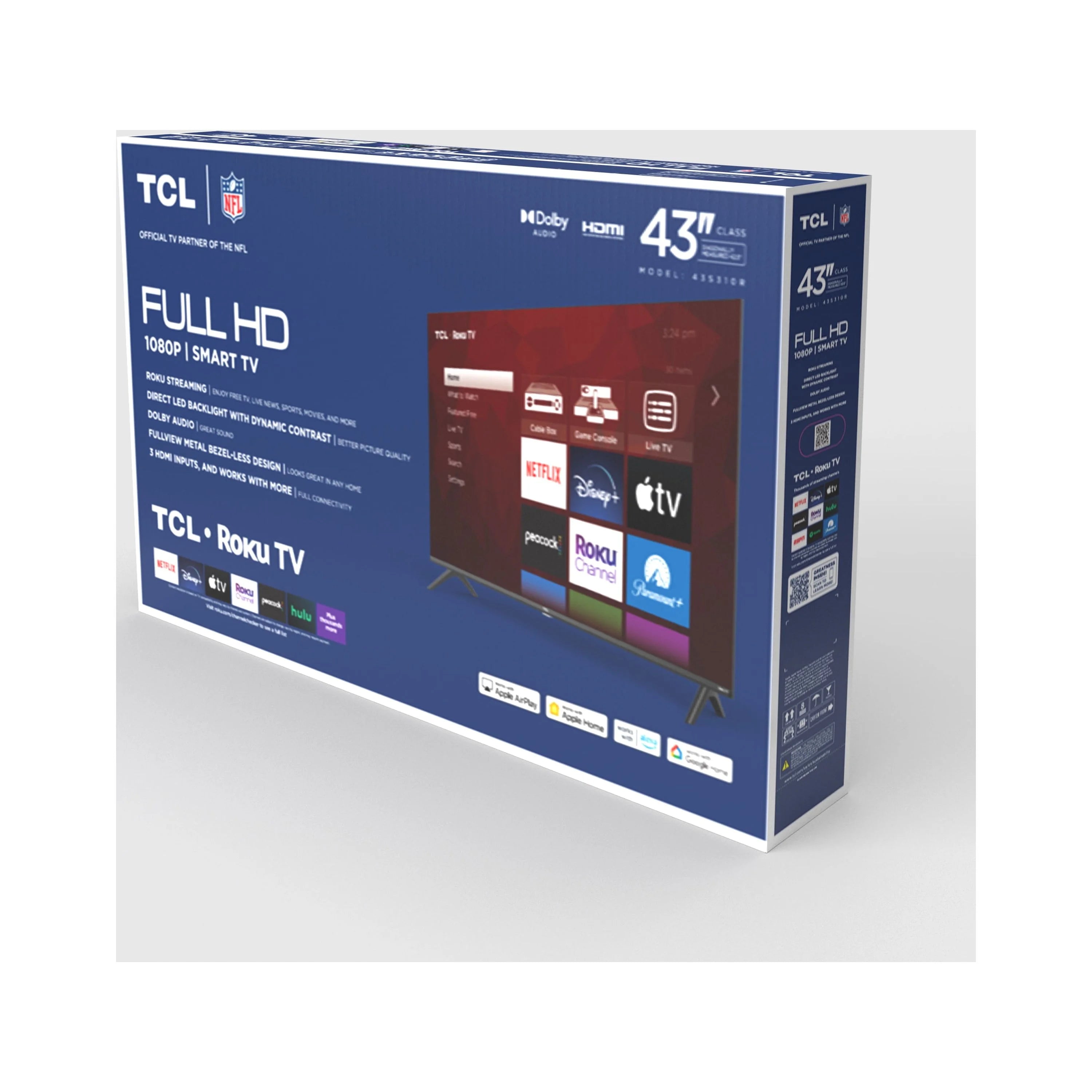 43" Class 1080p FHD LED Smart TV K940007