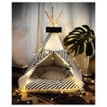 Pet Teepee Tent with Thick Cushion Y5548
