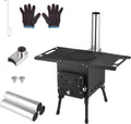 Portable Wood Burning Stove with Chimney Pipe T71593