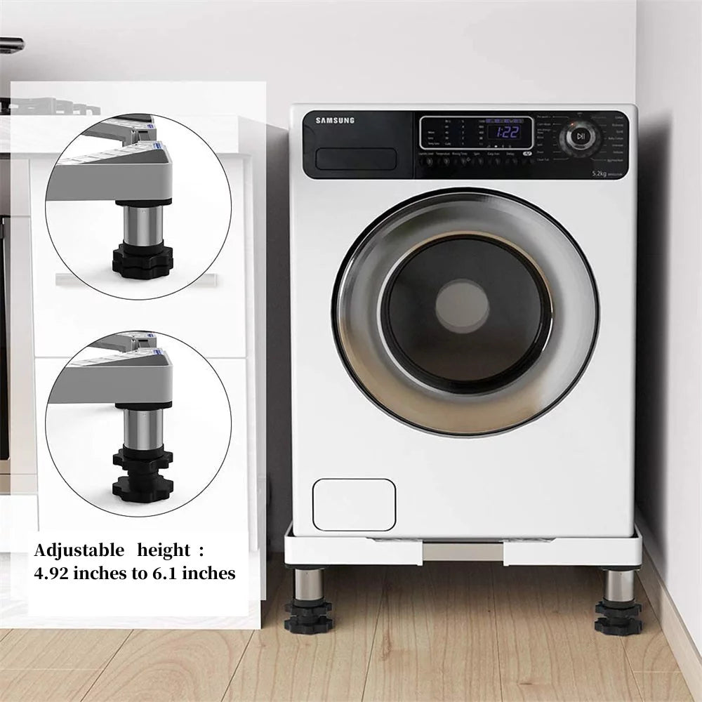Silver Adjustable Mini Fridge Stand V2005