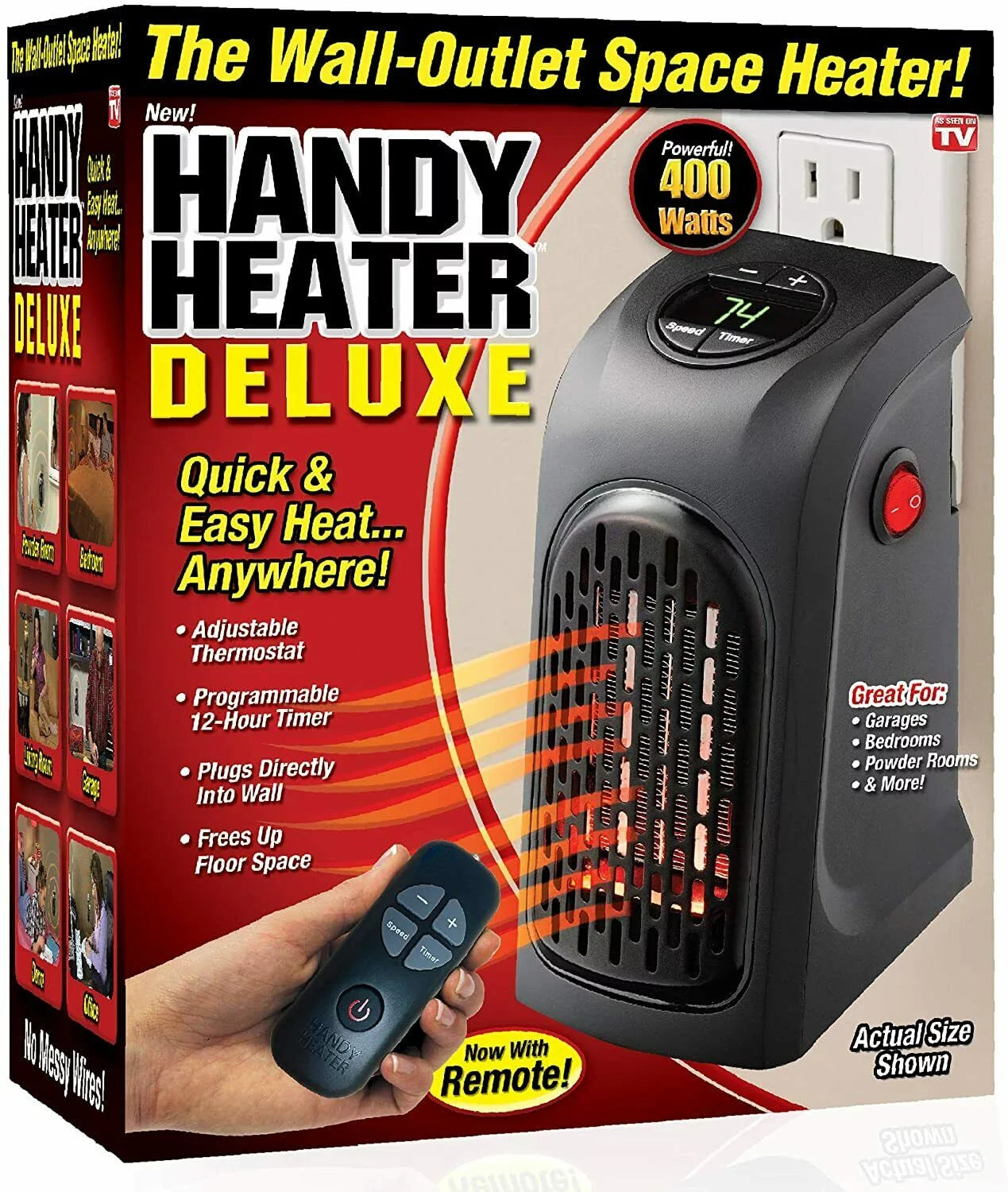 Electric Space Heater with Remote W4462