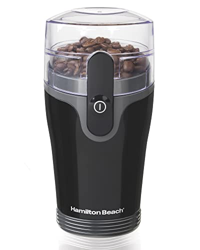 Black Electric Coffee Grinder with Stainless Steel Blades T529134