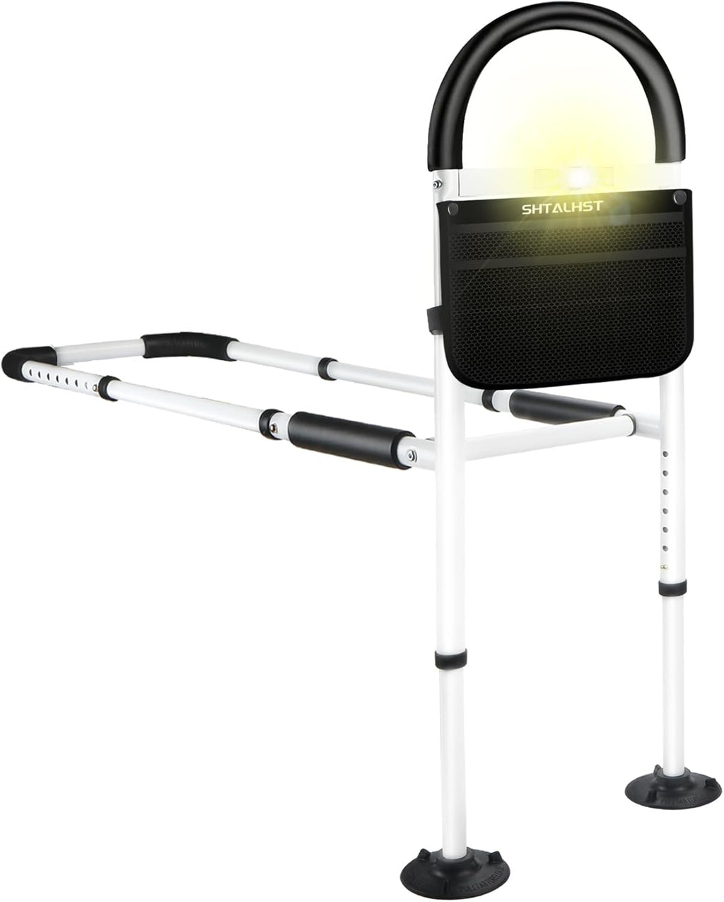 Adjustable Bed Safety Rails with Motion Light & Storage Pocket D160804