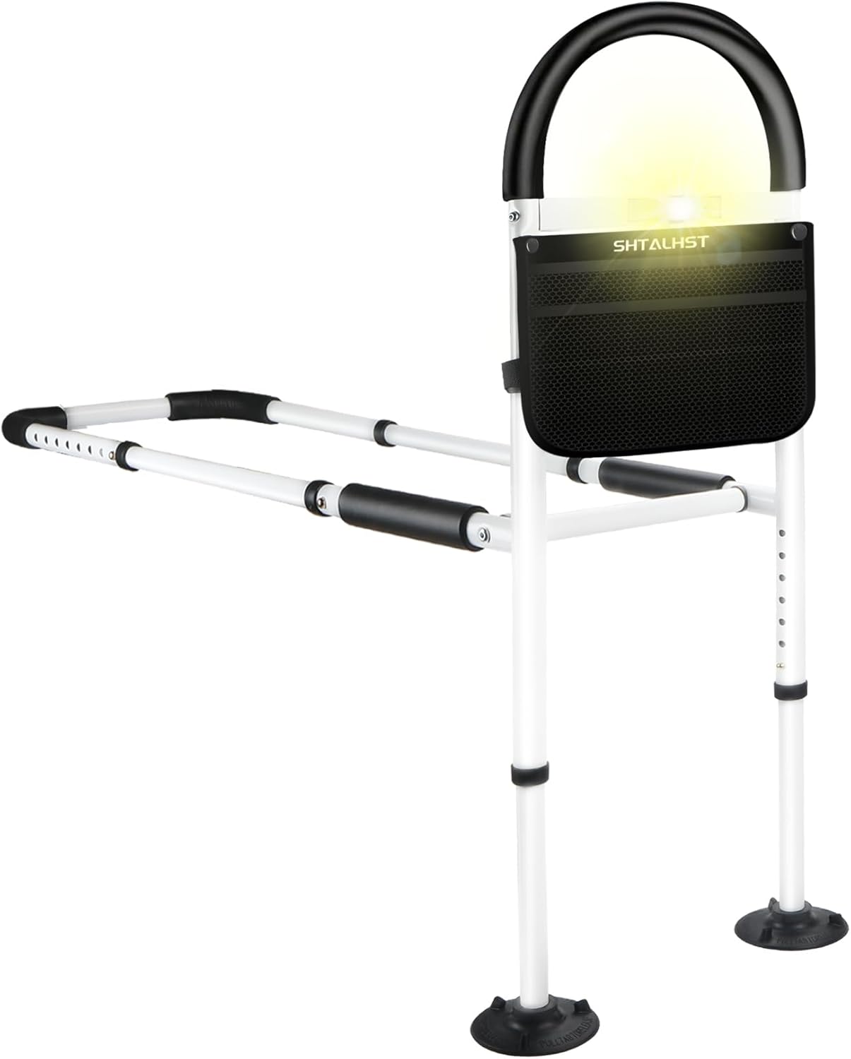 Adjustable Bed Safety Rails with Motion Light & Storage Pocket D160804