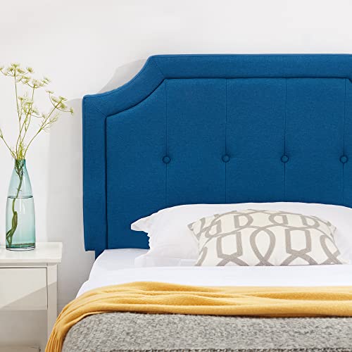 Twin Size Upholstered Platform Bed Frame with Wooden Slats R444