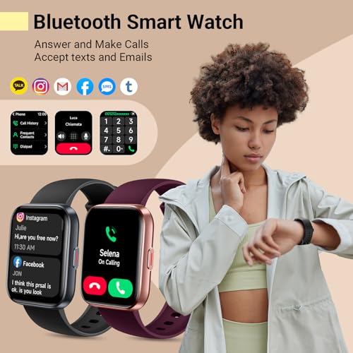 1.8'' Fitness Tracker Smart Watch Black F8105