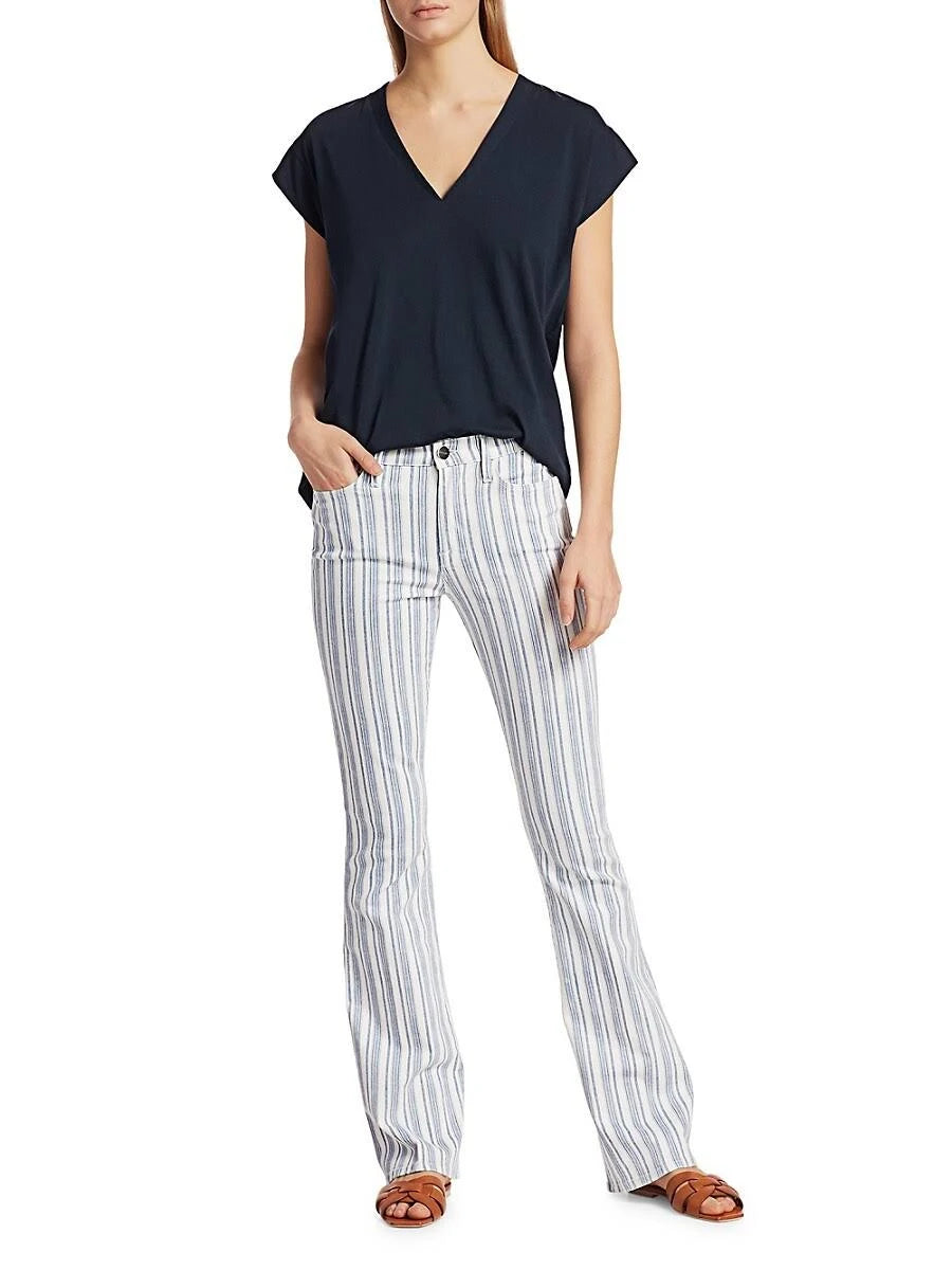 Gris Heather V-Neck Tee E75908