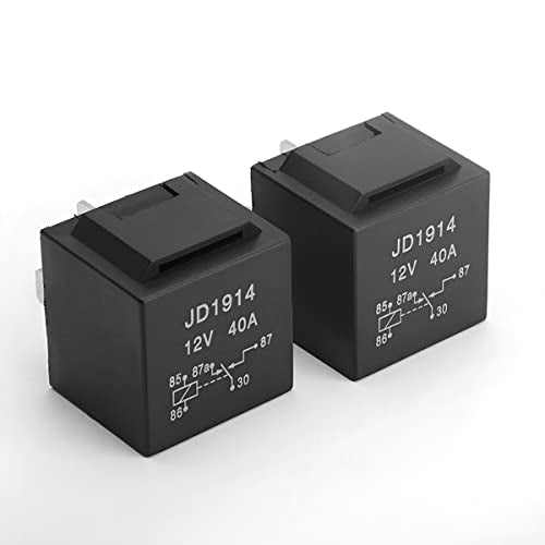6 Pcs 12V 40 AMP Waterproof Automotive Relay and Harness Set W46469
