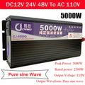 5000W Pure Sine Wave Power Inverter DC 48V To AC 110V K488666