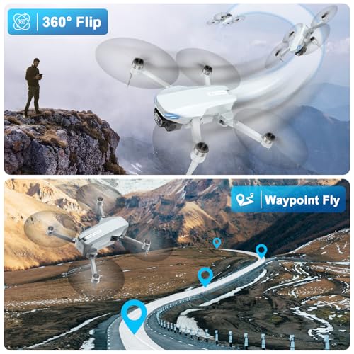2K HD FPV Drone with Camera, Brushless Motor, Foldable W733