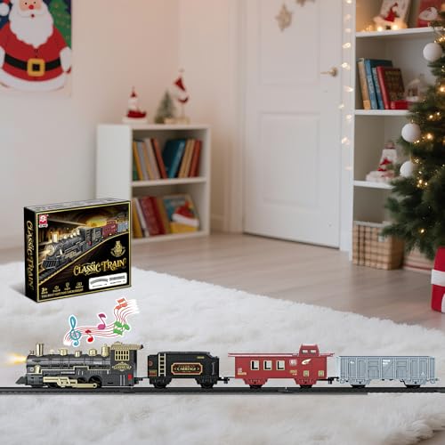 Remote Control Electric Train Set with Tracks A99582