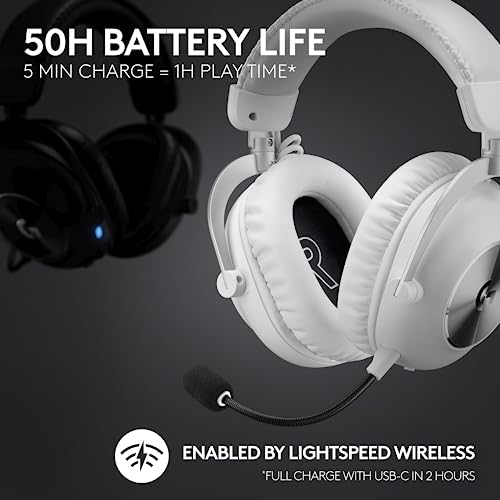 White Wireless Gaming Headset with Mic Z593022