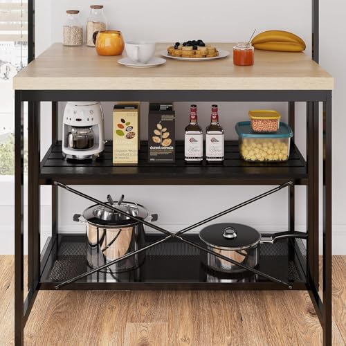 3 Tier Microwave Stand Oven Shelf with Power Outlet D723469