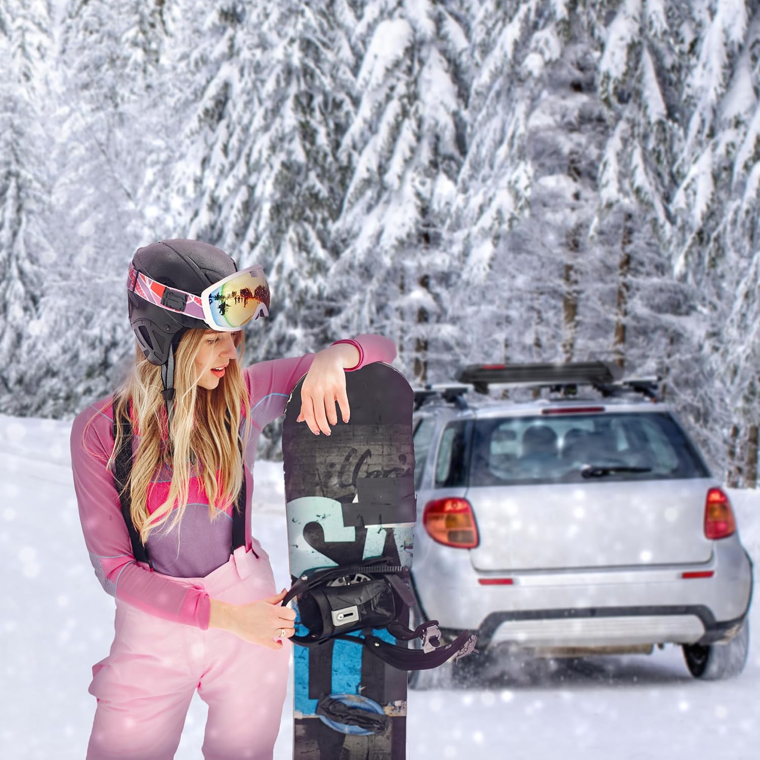 Black Ski & Snowboard Mount C7215