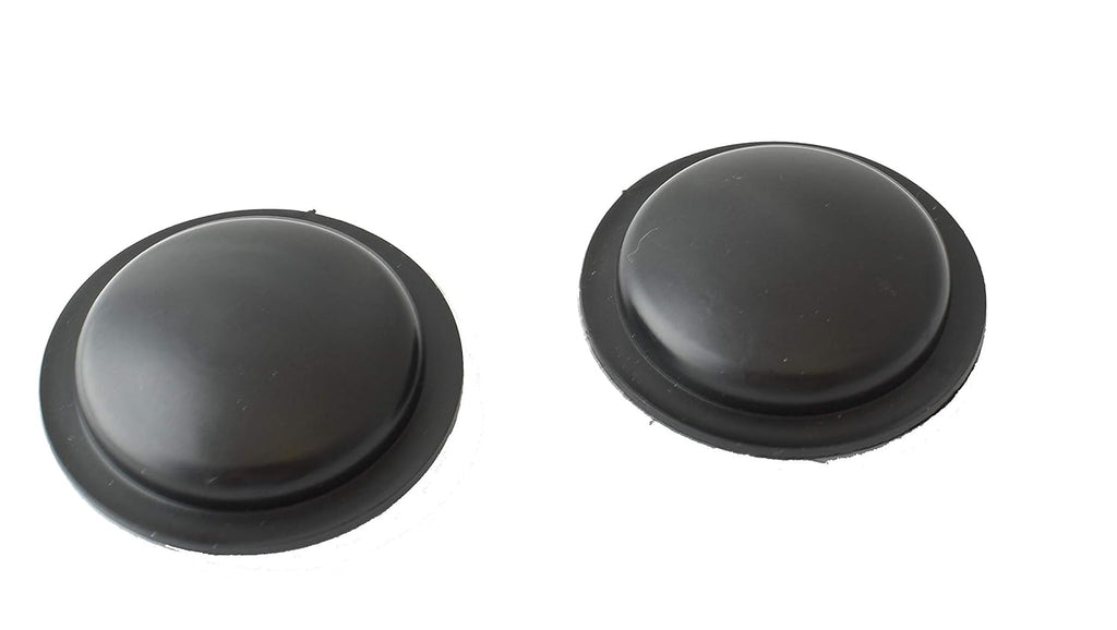 Red Poly Tread Steering Wheels Set with Axle, Fasteners and Protective Caps (4 pcs) 7 x 2 with Bearings ID 20mm S598648