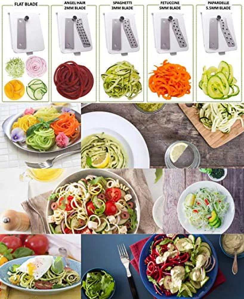 5-Blade Vegetable Spiralizer White C107