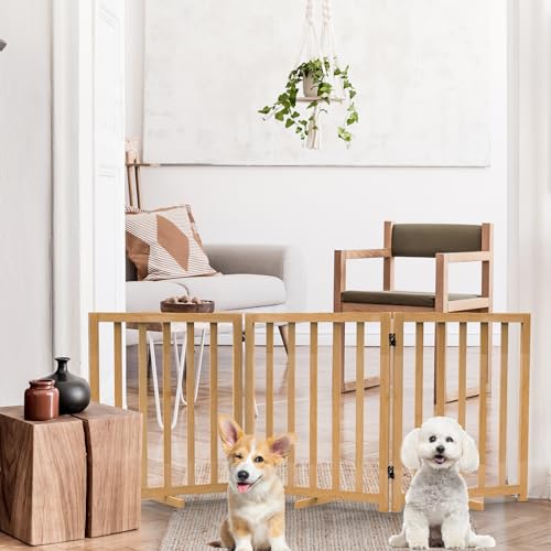 3-Panel Freestanding Pet Safety Fence, 24" x 60.8" J329216