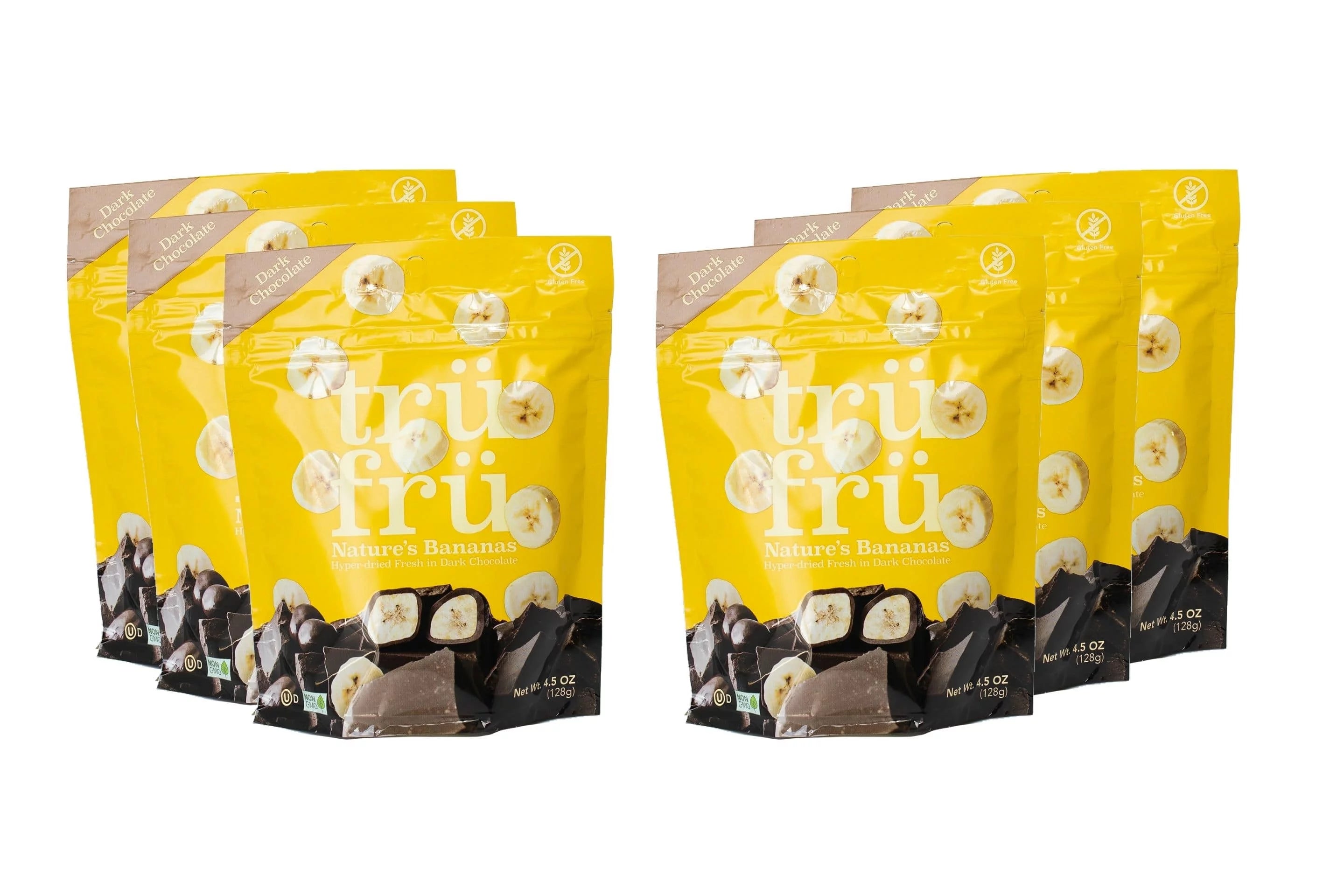 6-4.5 ounce Dark Chocolate Real Banana O7835