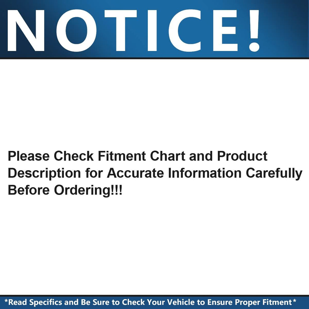2 Wheel Bearing Hubs Front for Chevy Impala Monte Carlo Buick Lacrosse Lesabre Cadillac DTS Pontiac Grand Prix Rear for Chevy Uplander Venture Front or Rear Wheel Bearing and Hubs U107