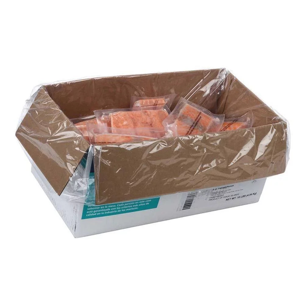 Individually Quick Frozen Skinless Boned Salmon Portions, 6 Ounce -- 26 per Case S98367