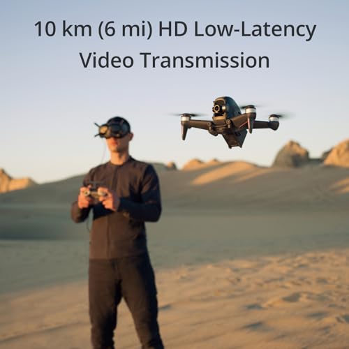 FPV Drone with Camera, 4K/60fps, 10km HD Low-Latency Video Transmission X7468