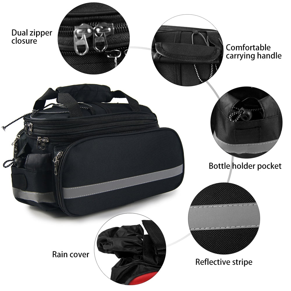 Expandable Rear Seat Bag with Rain Cover C5485