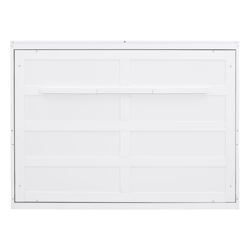 Grey Full Size Wooden Murphy Bed Frame B380