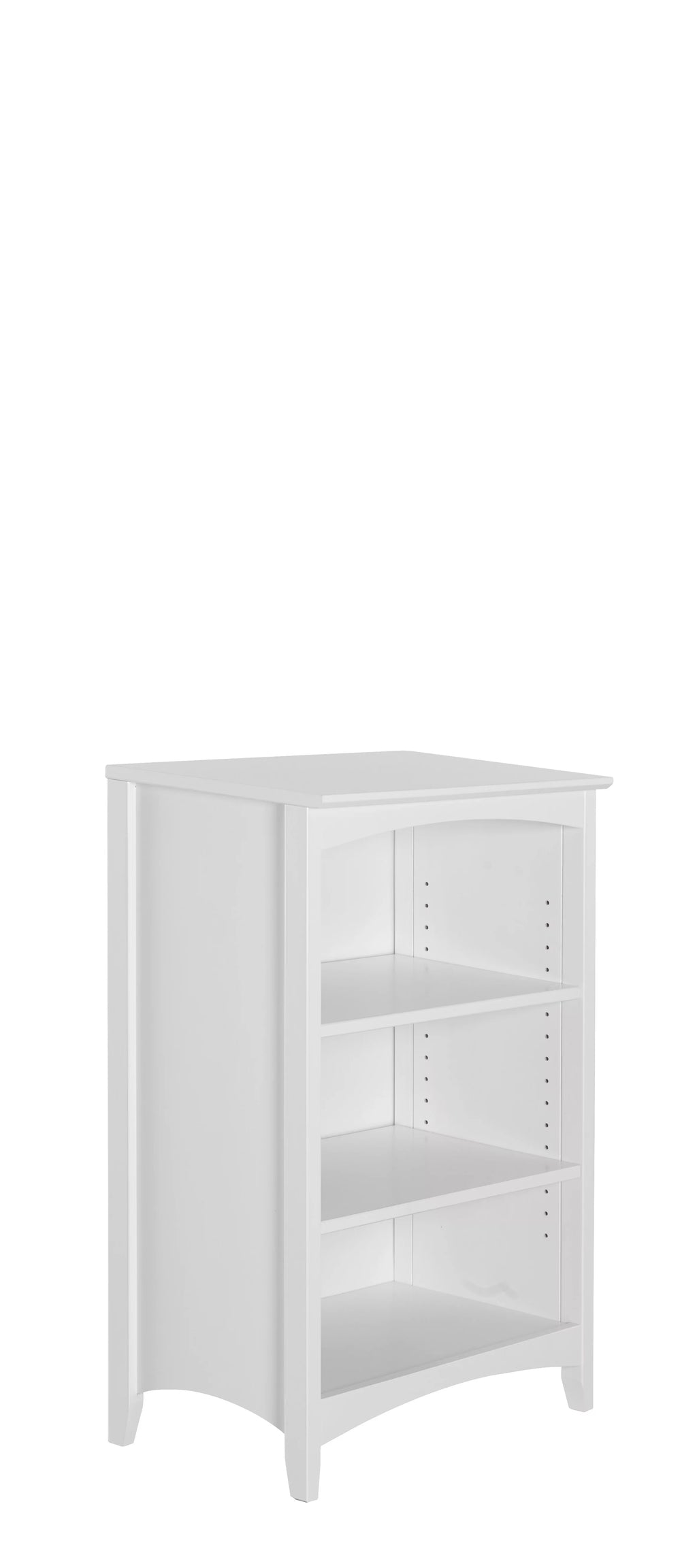 White Finish Shaker Style Bookcase I60607