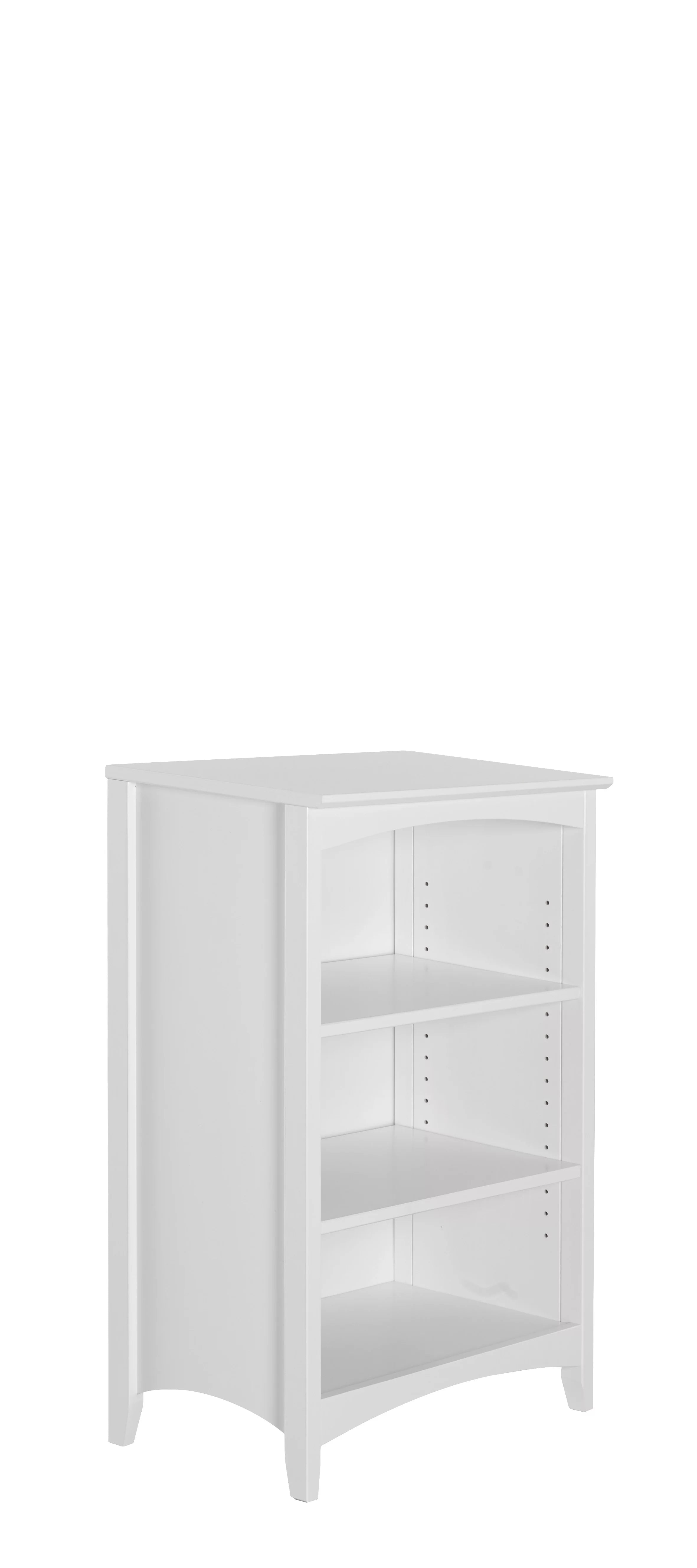 White Finish Shaker Style Bookcase I60607