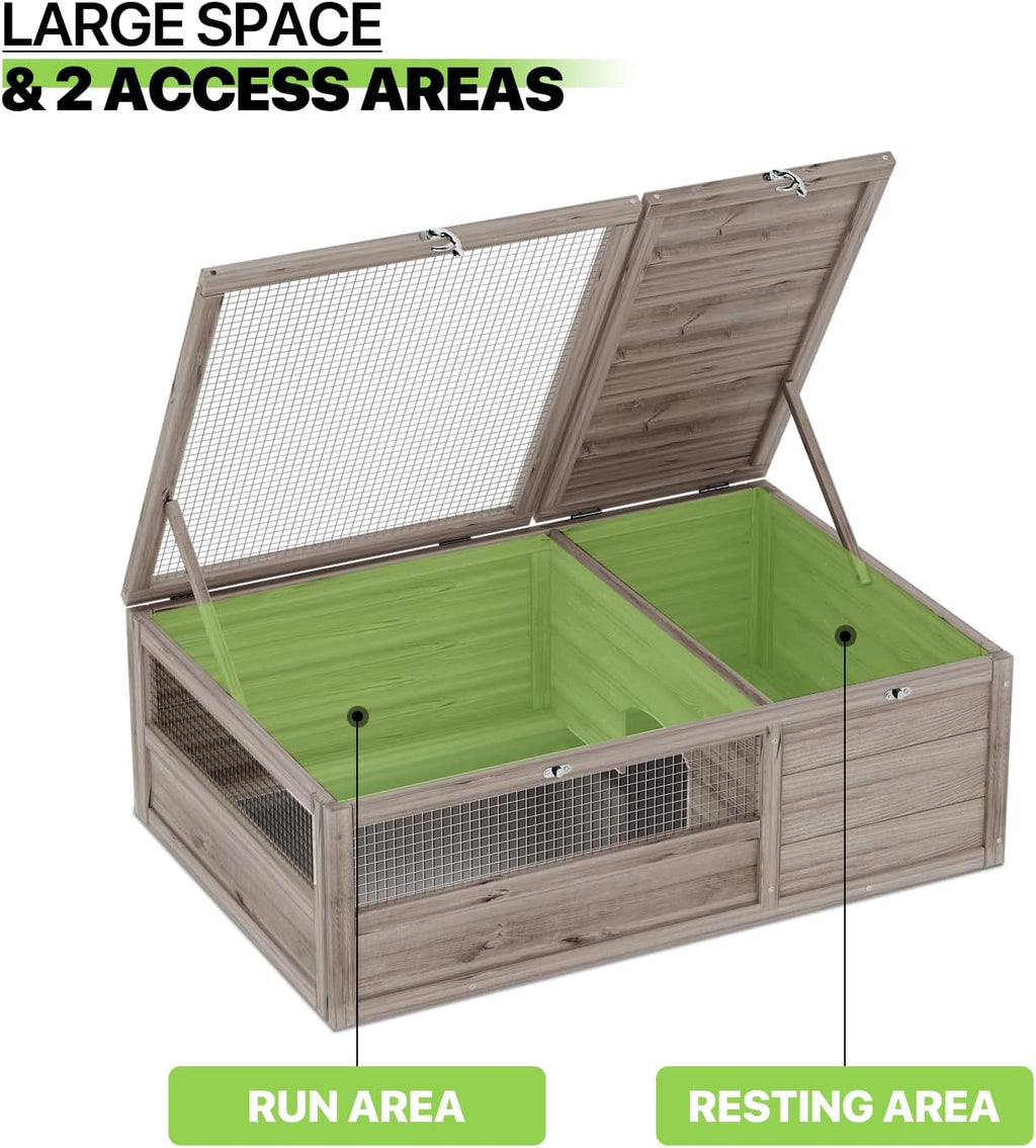 Grey Wooden Reptile Cage V407