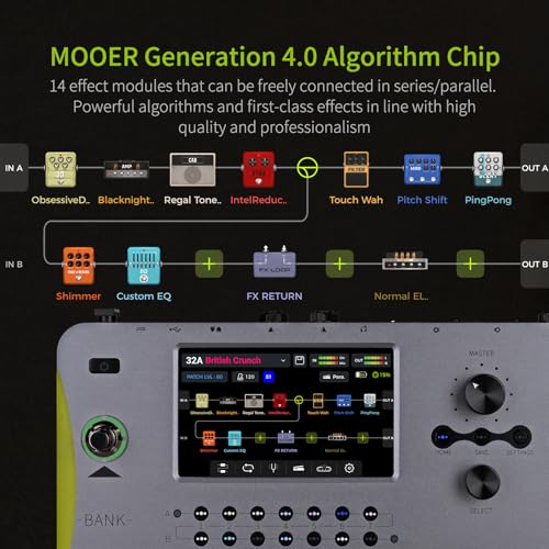 Multi-Effects Guitar Pedal with 80 Presets E83907