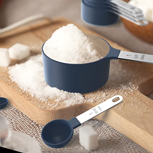 Measuring Cups & Spoons Set with Stainless Steel Handle U4268