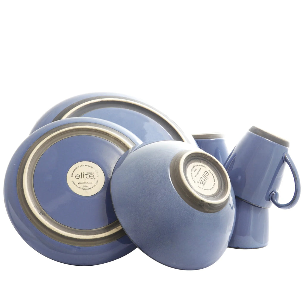 16-Piece Blue Dinnerware Set Z37057
