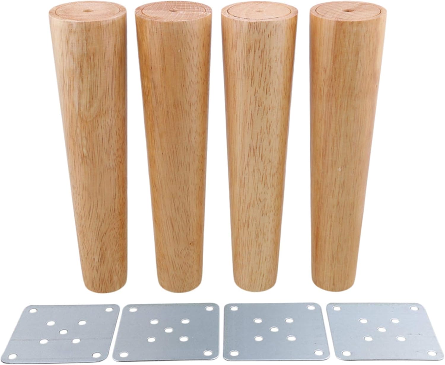10inch Wood Tapered Furniture Legs Pack of 4 Q59471
