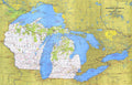 Historic Wall Map Series - 35 x 22.5 inches - Laminated T56576