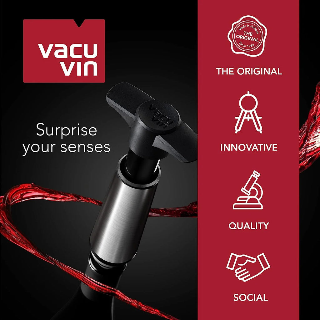 Wine Saver Pump Stainless Steel with Vacuum Wine Stopper Y2710