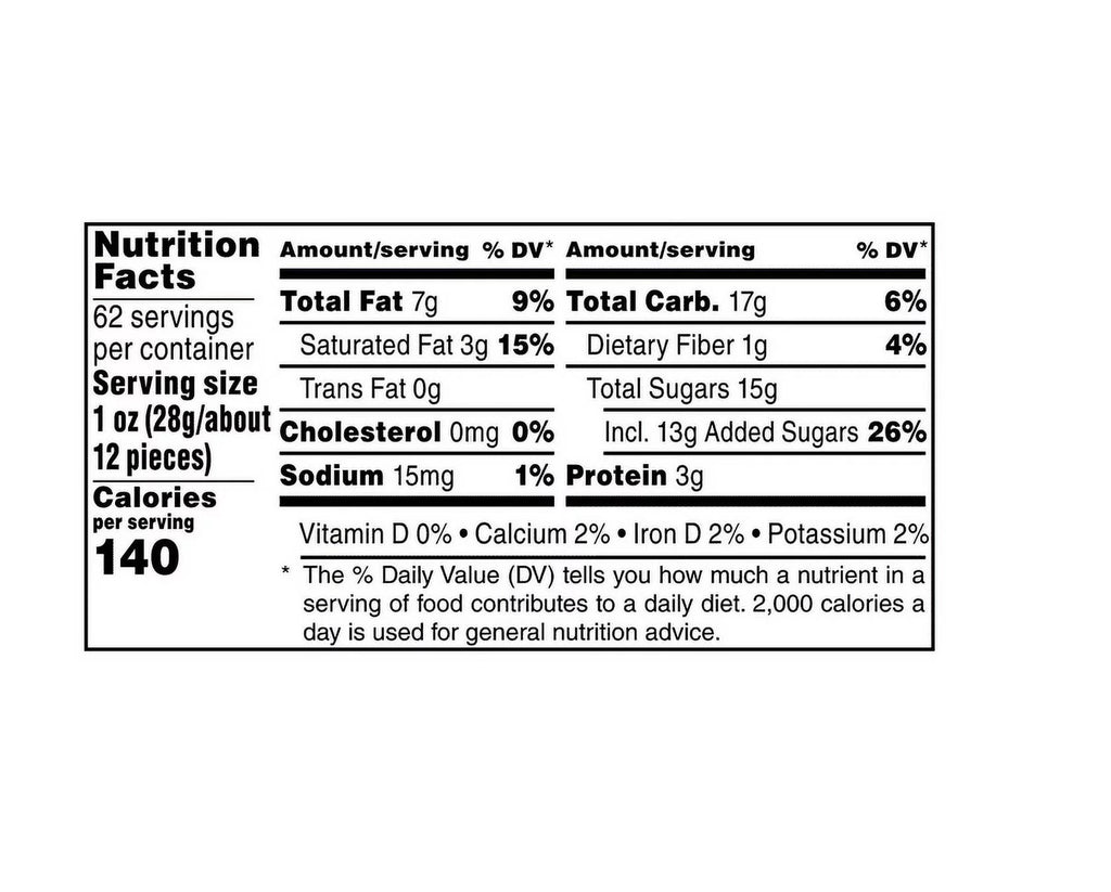 62 oz Peanut Milk Chocolate Candy Bulk Jar K60282