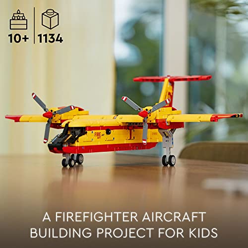 LEGO Technic Firefighter Aircraft Building Toy Model Airplane Set 42152 for Ages 10+ I620