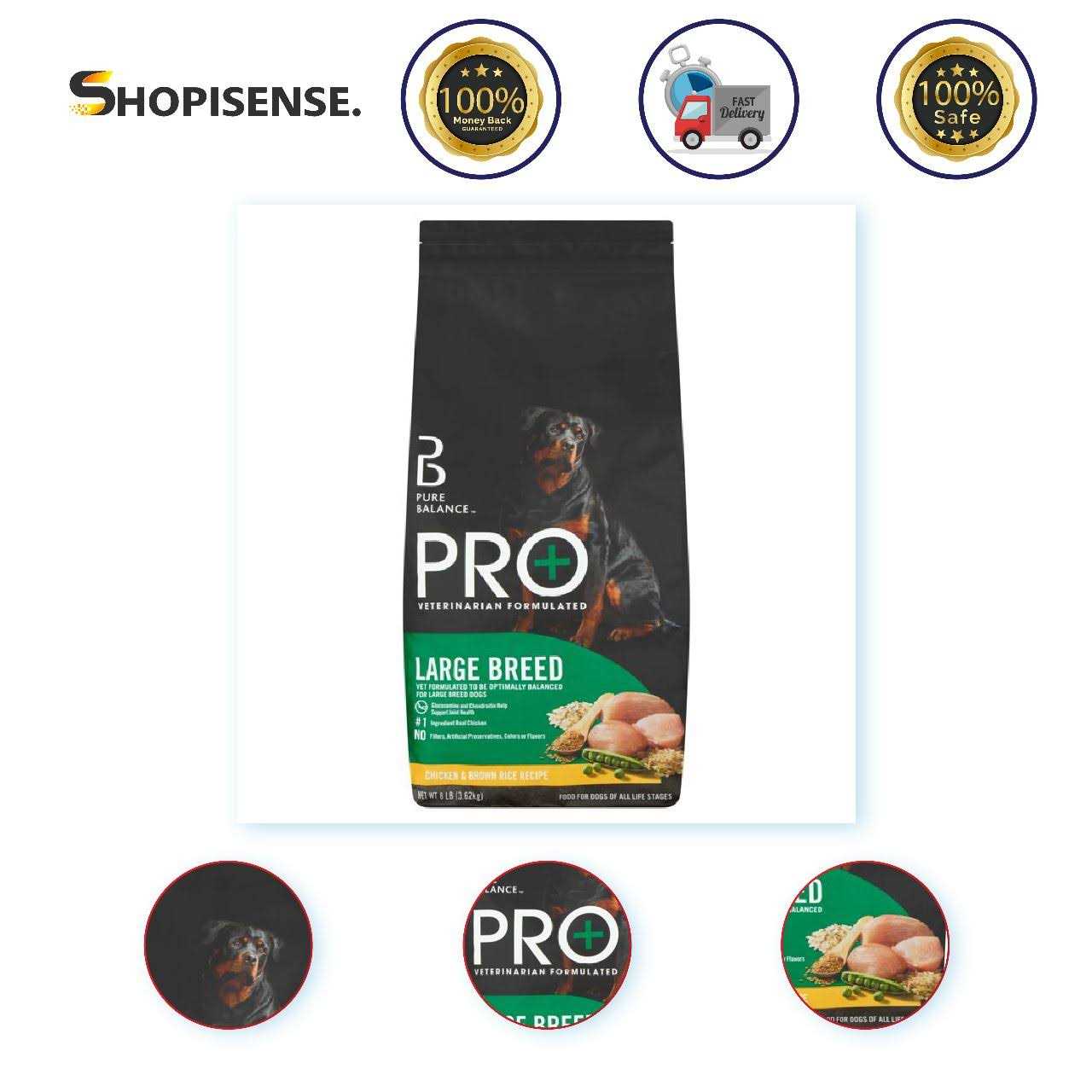 Large Breed Chicken & Brown Rice Recipe Dry Dog Food U326381