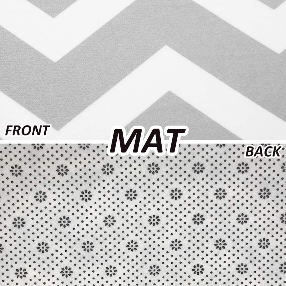 White Quote on Red Non Slip Door Mat V276806