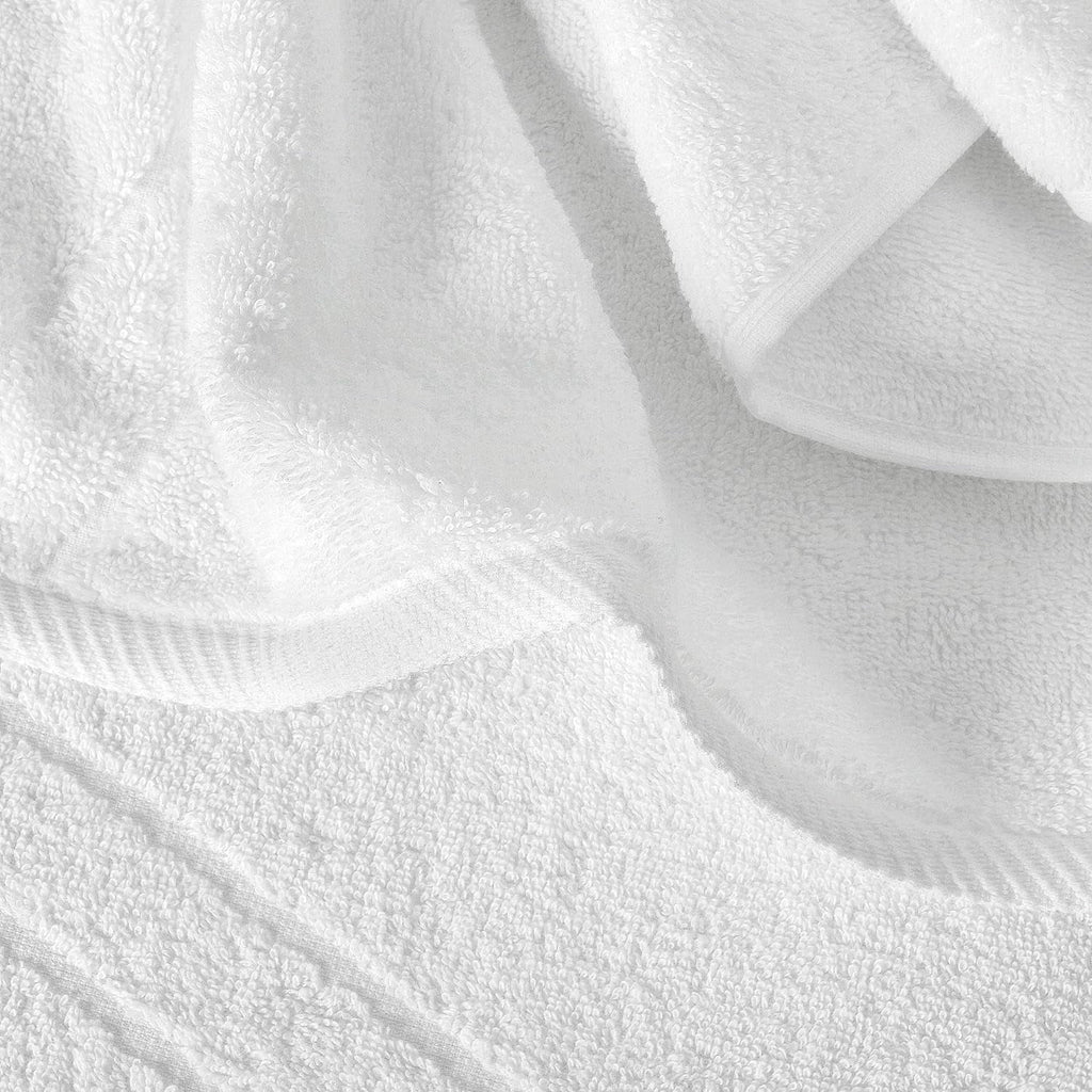 White 2 Pcs Bath Towel N756