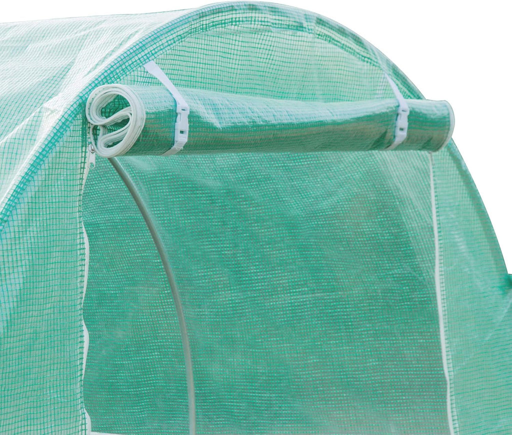 19.7' x 9.8' x 6.6' Plastic Greenhouse Cover Replacement, Green E353939