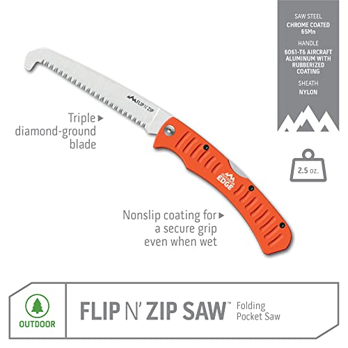 4.5" Folding Saw with 65Mn Spring Steel Blade and Nylon Sheath T260