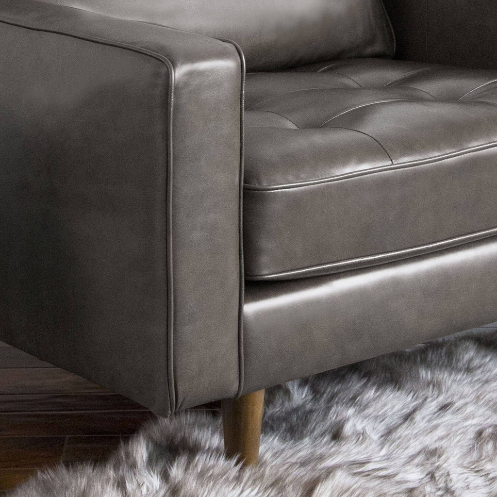 Camel Top-Grain Leather Armchair Z70073